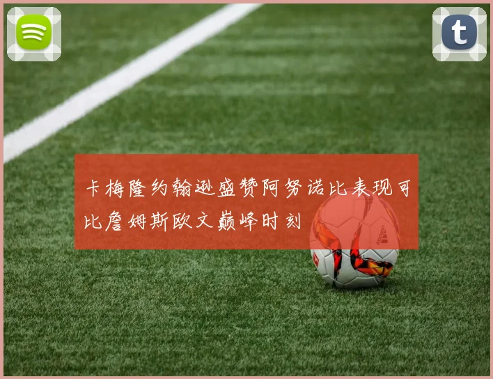 卡梅隆约翰逊盛赞阿努诺比表现可比詹姆斯欧文巅峰时刻